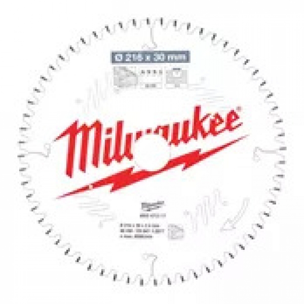 Milwaukee HM-Kreissägeblatt Ø216x30x2,4mm Z60